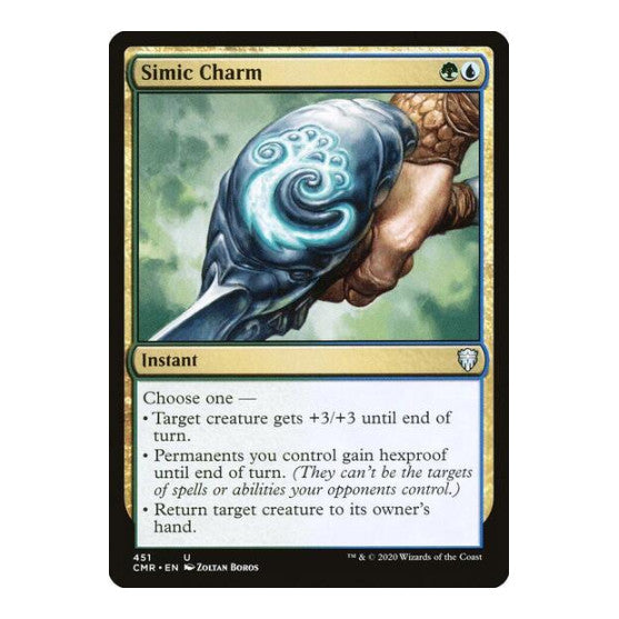 Simic Charm (CMR) #451 Uncommon (Lightly Played) Commander Legends Magic: The Gathering: 2020