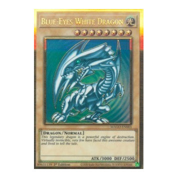 Blue Eyes White Dragon (MAGO) #MAGO-EN001 Premium Gold Rare (1st Edition Near Mint) Maximum Gold YuGiOh: 2020