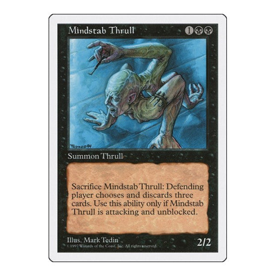 Mindstab Thrull (5ED) #178 Common (Lightly Played) Fifth Edition Magic: The Gathering: 1997