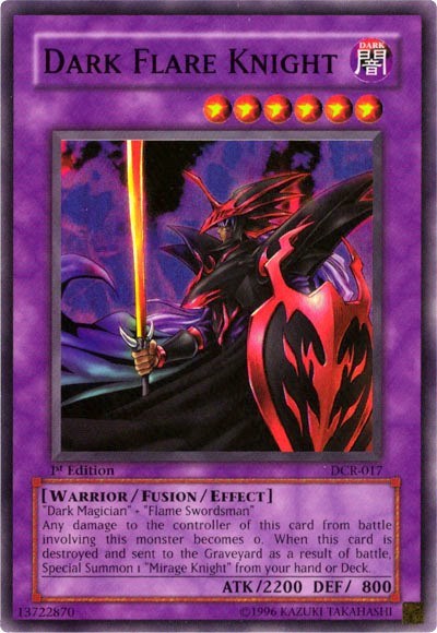 Dark Flare Knight (DCR) #DCR-017 Super Rare (Unlimited Near Mint) Dark Crisis YuGiOh: 2007