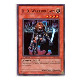 D.D. Warrior Lady (DCR) #DCR-027 Super Rare (Unlimited Damaged) Dark Crisis YuGiOh: 2007