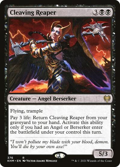Cleaving Reaper (KHM) #376 Rare Kaldheim Magic: The Gathering: 2021