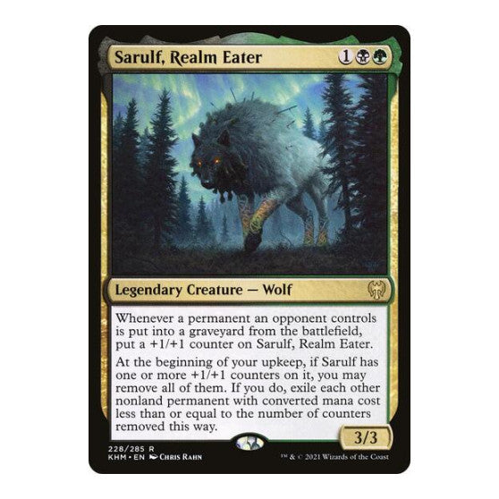 Sarulf, Realm Eater (KHM) #228 Rare Kaldheim Magic: The Gathering: 2021