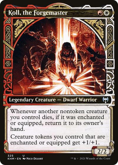 Koll the Forgemaster Showcase (KHM) #325 Uncommon (Lightly Played) Kaldheim Magic: The Gathering: 2021