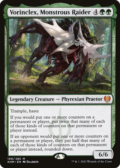 Vorinclex Monstrous Raider (KHM) #199 Mythic Rare (Near Mint) Kaldheim Magic: The Gathering: 2021