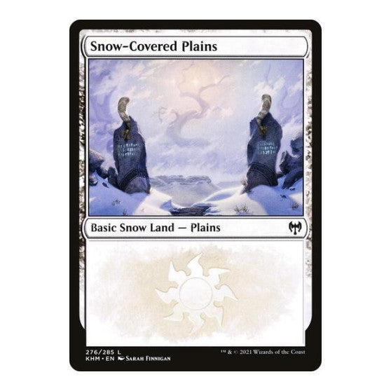 Snow Covered Plains 276 (KHM) #276 Land Kaldheim Magic: The Gathering: 2021