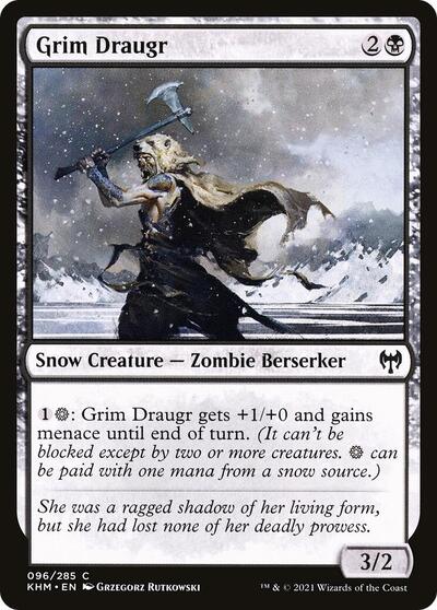 Grim Draugr (KHM) #96 Common (Lightly Played) Kaldheim Magic: The Gathering: 2021