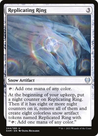 Replicating Ring (KHM) #244 Uncommon (Lightly Played) Kaldheim Magic: The Gathering: 2021