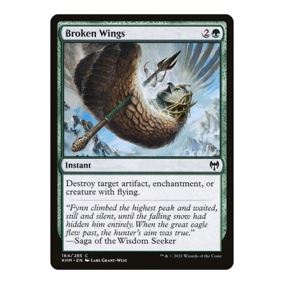 Broken Wings (KHM) #164 Common Kaldheim Magic: The Gathering: 2021
