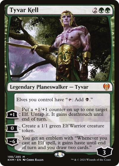 Tyvar Kell (KHM) #198 Mythic Rare (Lightly Played) Kaldheim Magic: The Gathering: 2021