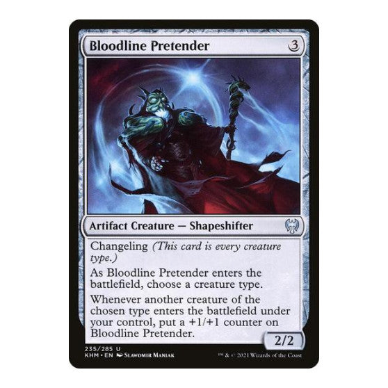 Bloodline Pretender (KHM) #235 Uncommon Kaldheim Magic: The Gathering: 2021