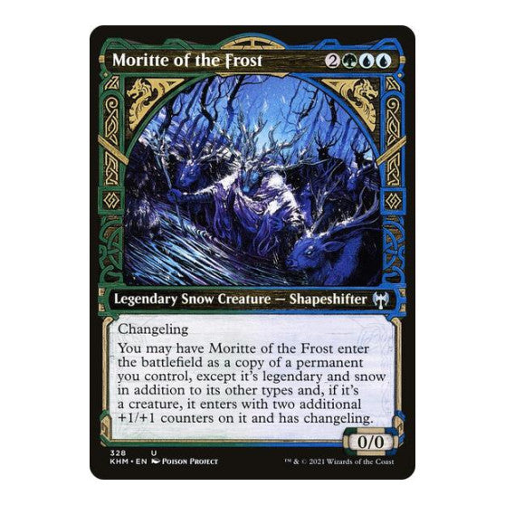 Moritte of the Frost Showcase (KHM) #328 Uncommon (Lightly Played) Kaldheim Magic: The Gathering: 2021