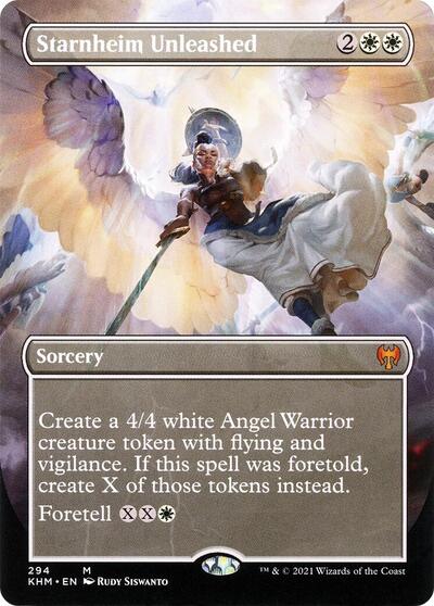 Starnheim Unleashed Borderless (KHM) #294 Mythic Rare (Lightly Played) Kaldheim Magic: The Gathering: 2021