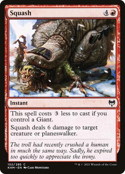 Squash (KHM) #152 Common (Lightly Played) Kaldheim Magic: The Gathering: 2021