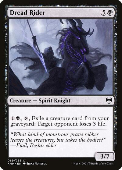 Dread Rider (KHM) #89 Common Kaldheim Magic: The Gathering: 2021
