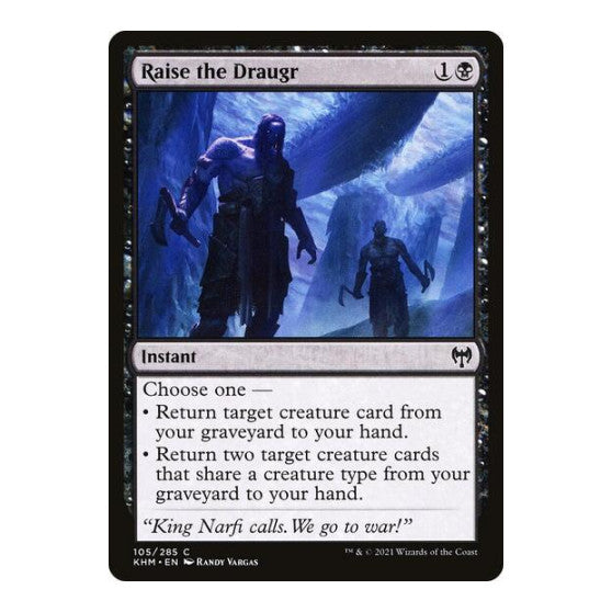Raise the Draugr (KHM) #105 Common Kaldheim Magic: The Gathering: 2021