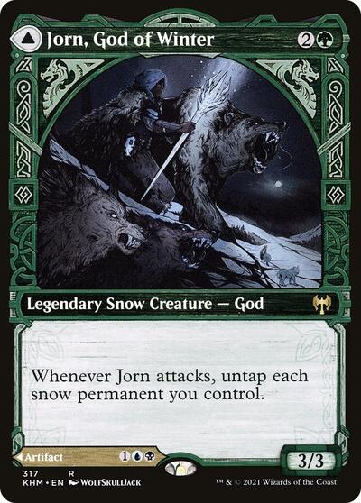 Jorn God of Winter Showcase (KHM) #317 Rare (Lightly Played) Kaldheim Magic: The Gathering: 2021