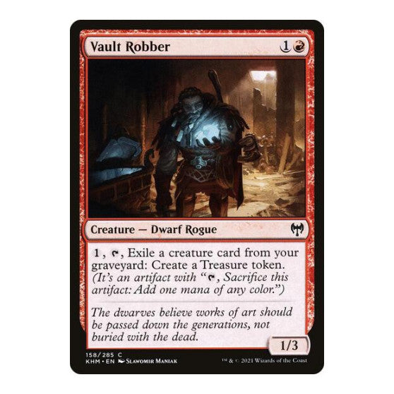 Vault Robber (KHM) #158 Common Kaldheim Magic: The Gathering: 2021