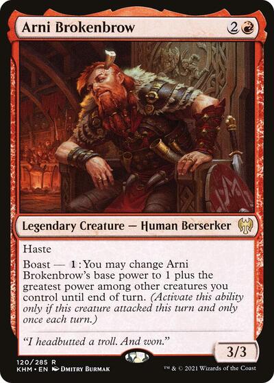 Arni Brokenbrow (KHM) #120 Rare (Lightly Played) Kaldheim Magic: The Gathering: 2021