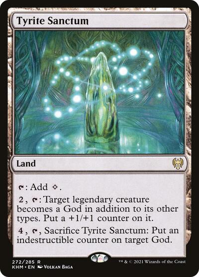 Tyrite Sanctum (KHM) #272 Rare (Foil Lightly Played) Kaldheim Magic: The Gathering: 2021