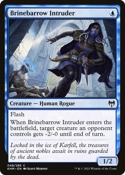 Brinebarrow Intruder (KHM) #49 Common Kaldheim Magic: The Gathering: 2021
