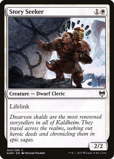 2021 Magic: Kaldheim (KHM) - Story Seeker (#34, Common)