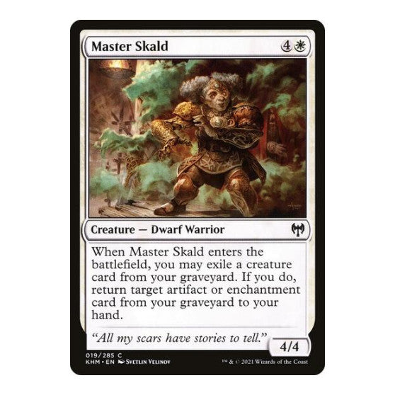 Master Skald (KHM) #19 Common Kaldheim Magic: The Gathering: 2021