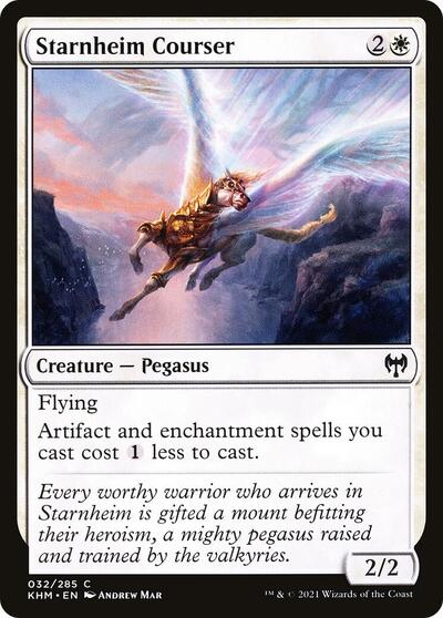 Starnheim Courser (KHM) #32 Common (Near Mint) Kaldheim Magic: The Gathering: 2021