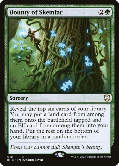 Bounty of Skemfar (KHC) #12 Rare (Near Mint) Commander: Kaldheim Magic: The Gathering: 2021
