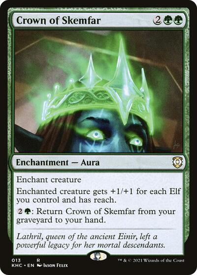 Crown of Skemfar (KHC) #13 Rare (Lightly Played) Commander: Kaldheim Magic: The Gathering: 2021