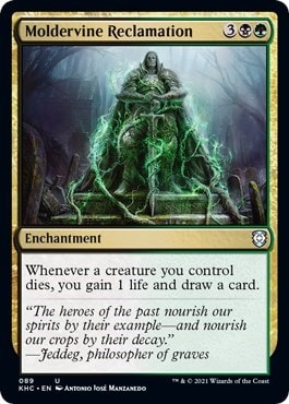 Moldervine Reclamation (KHC) #89 Uncommon (Lightly Played) Commander: Kaldheim Magic: The Gathering: 2021