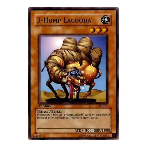 3-Hump Lacooda (AST) #AST-070 Common / Short Print (Unlimited Heavily Played) Ancient Sanctuary YuGiOh: 2004