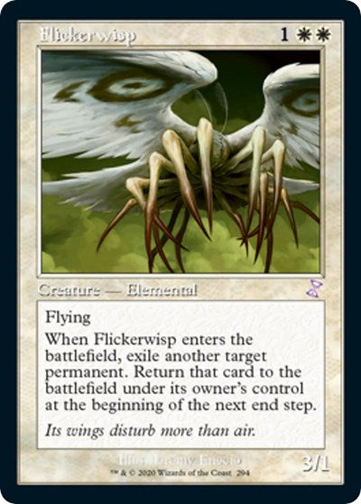 Flickerwisp (TSR) #294 Special (Lightly Played) Time Spiral: Remastered Magic: The Gathering: 2021