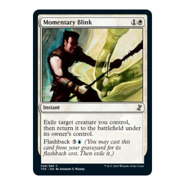 Momentary Blink (TSR) #28 Common (Lightly Played) Time Spiral: Remastered Magic: The Gathering: 2021