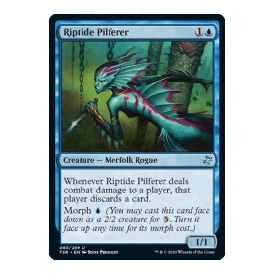 Riptide Pilferer (TSR) #83 Uncommon (Lightly Played) Time Spiral: Remastered Magic: The Gathering: 2021