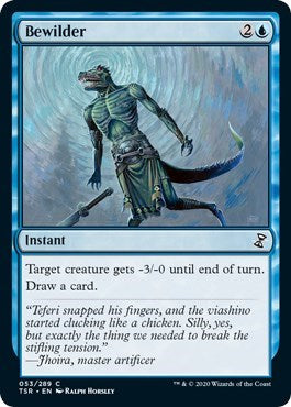 Bewilder (TSR) #53 Common (Lightly Played) Time Spiral: Remastered Magic: The Gathering: 2021