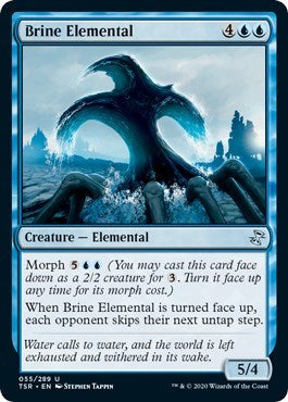 Brine Elemental (TSR) #55 Uncommon (Moderately Played) Time Spiral: Remastered Magic: The Gathering: 2021