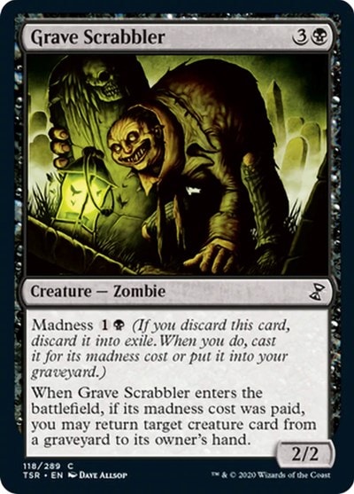 Grave Scrabbler (TSR) #118 Common Time Spiral: Remastered Magic: The Gathering: 2021