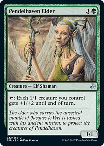 Pendelhaven Elder (TSR) #222 Uncommon (Lightly Played) Time Spiral: Remastered Magic: The Gathering: 2021