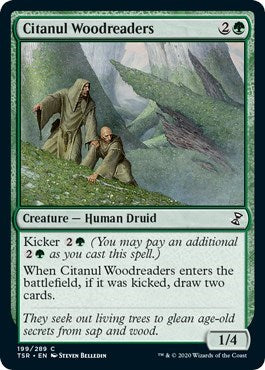 Citanul Woodreaders (TSR) #199 Common (Foil Lightly Played) Time Spiral: Remastered Magic: The Gathering: 2021