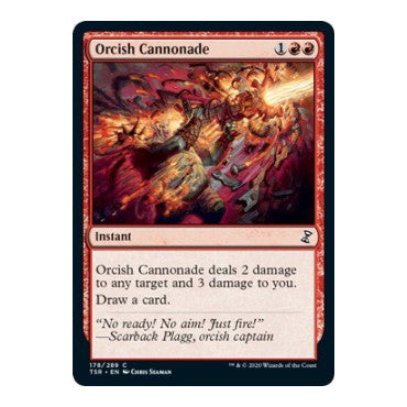 Orcish Cannonade (TSR) #178 Common (Lightly Played) Time Spiral: Remastered Magic: The Gathering: 2021