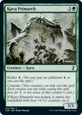 Kavu Primarch (TSR) #212 Common (Lightly Played) Time Spiral: Remastered Magic: The Gathering: 2021