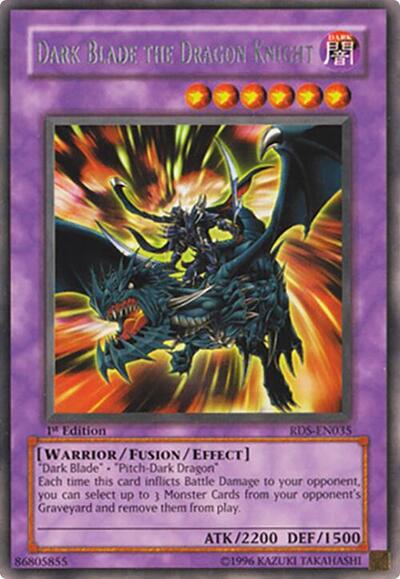 Dark Blade the Dragon Knight (RDS) #RDS-EN035 Rare (1st Edition Near Mint) Rise of Destiny YuGiOh: 2004