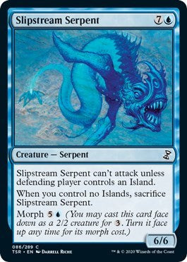 Slipstream Serpent (TSR) #86 Common (Lightly Played) Time Spiral: Remastered Magic: The Gathering: 2021