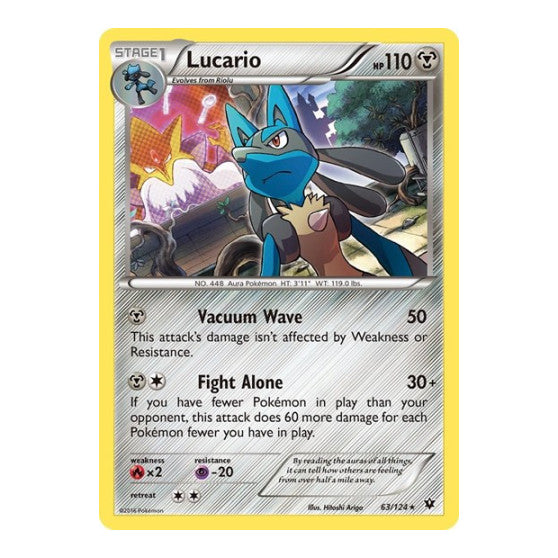 Lucario - 63/124 (Cosmos Holo) (MCAP) #063/124 Promo (Holofoil Heavily Played) Miscellaneous Cards & Products Pokemon: 2026
