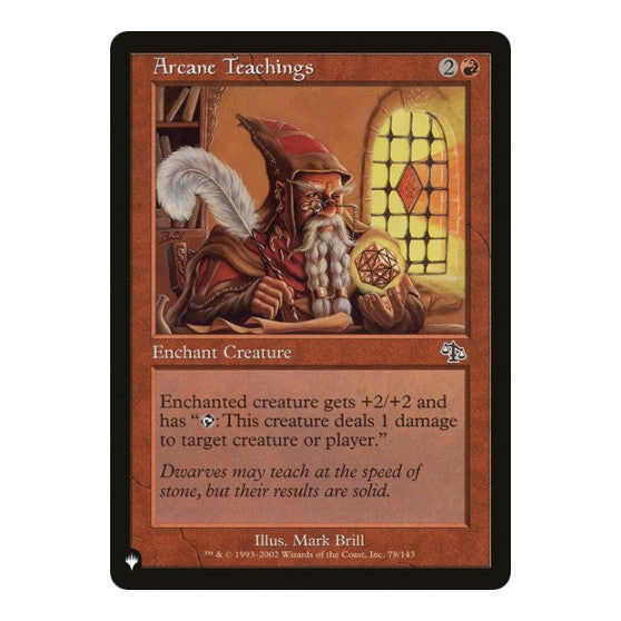 Arcane Teachings (LIST) #78/143 Common (Lightly Played) The List Reprints Magic: The Gathering: 2026