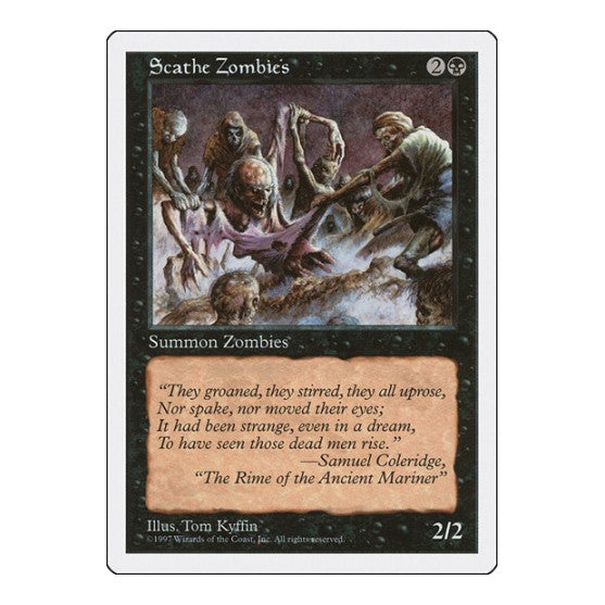 Scathe Zombies (5ED) #192 Common (Lightly Played) Fifth Edition Magic: The Gathering: 1997