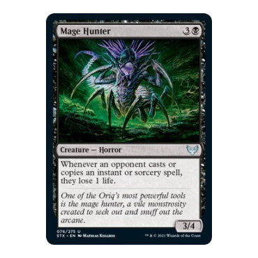 Mage Hunter (STX) #76 Uncommon Strixhaven: School of Mages Magic: The Gathering: 2021