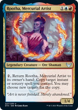 Rootha Mercurial Artist (STX) #227 Uncommon (Lightly Played) Strixhaven: School of Mages Magic: The Gathering: 2021