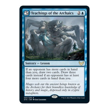 Teachings of the Archaics (STX) #57 Rare Strixhaven: School of Mages Magic: The Gathering: 2021